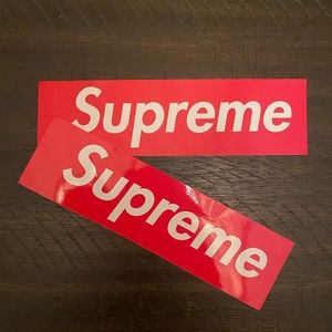 Supreme Box Logo Stickers
